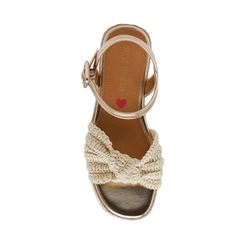 Steve Madden Girls Shoes Cookie, Natural, 4