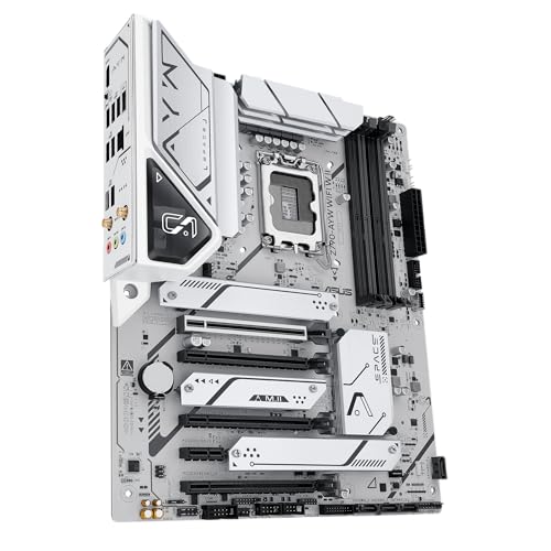 ASUS Z790-AYW WiFi W II Intel Z790 (LGA 1700) ATX Motherboard with PCIe® 5.0, 3X M.2, 12+1 DrMOS, DDR5, WiFi 6, 2.5Gb LAN, HDMI, USB 10Gbps Type-C®, USB 10Gbps Type-C®, Thunderbolt™, USB4®, Aura Sync
