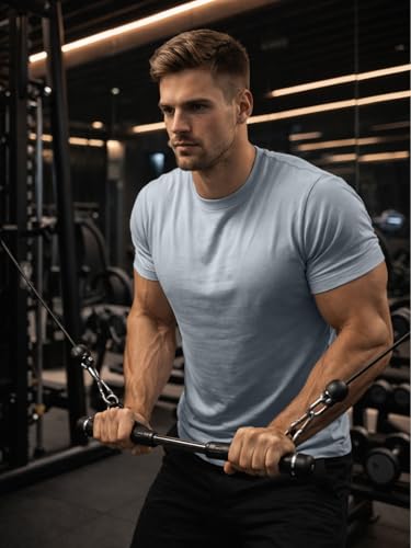 Veirdo Men's Solid Pure Cotton Half Sleeve T-Shirt Combo for Men (Pack of 3) (PO3_TSH_AMZUSA_HG_HG_HG_XL)