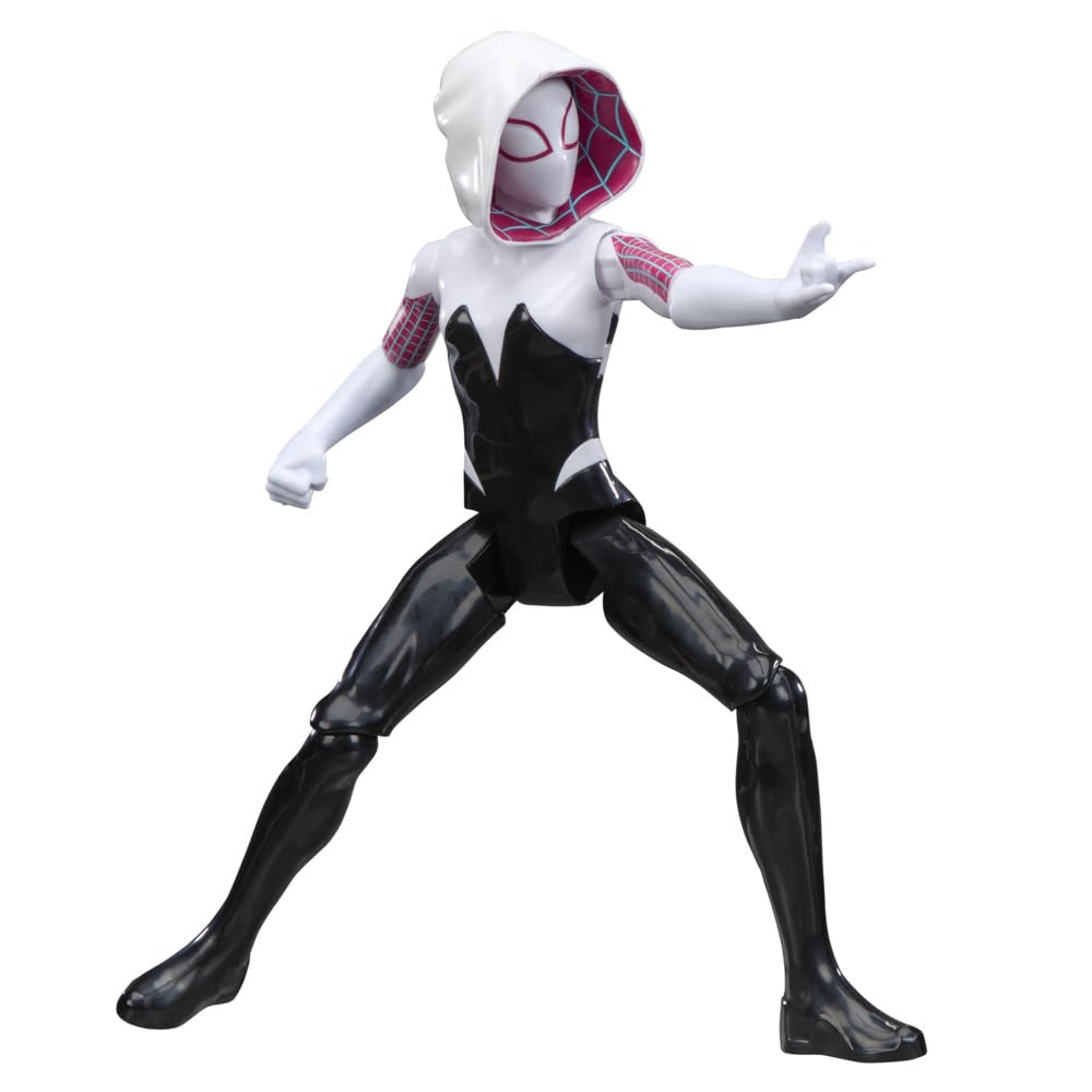 SPIDER-MAN Marvel Titan Series Ghost-Spider Action Figure, 12-Inch-Scale (30 cm) Super Hero Toys for Kids Ages 4+