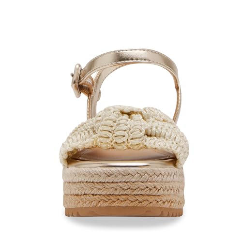 Steve Madden Girls Shoes Cookie, Natural, 4