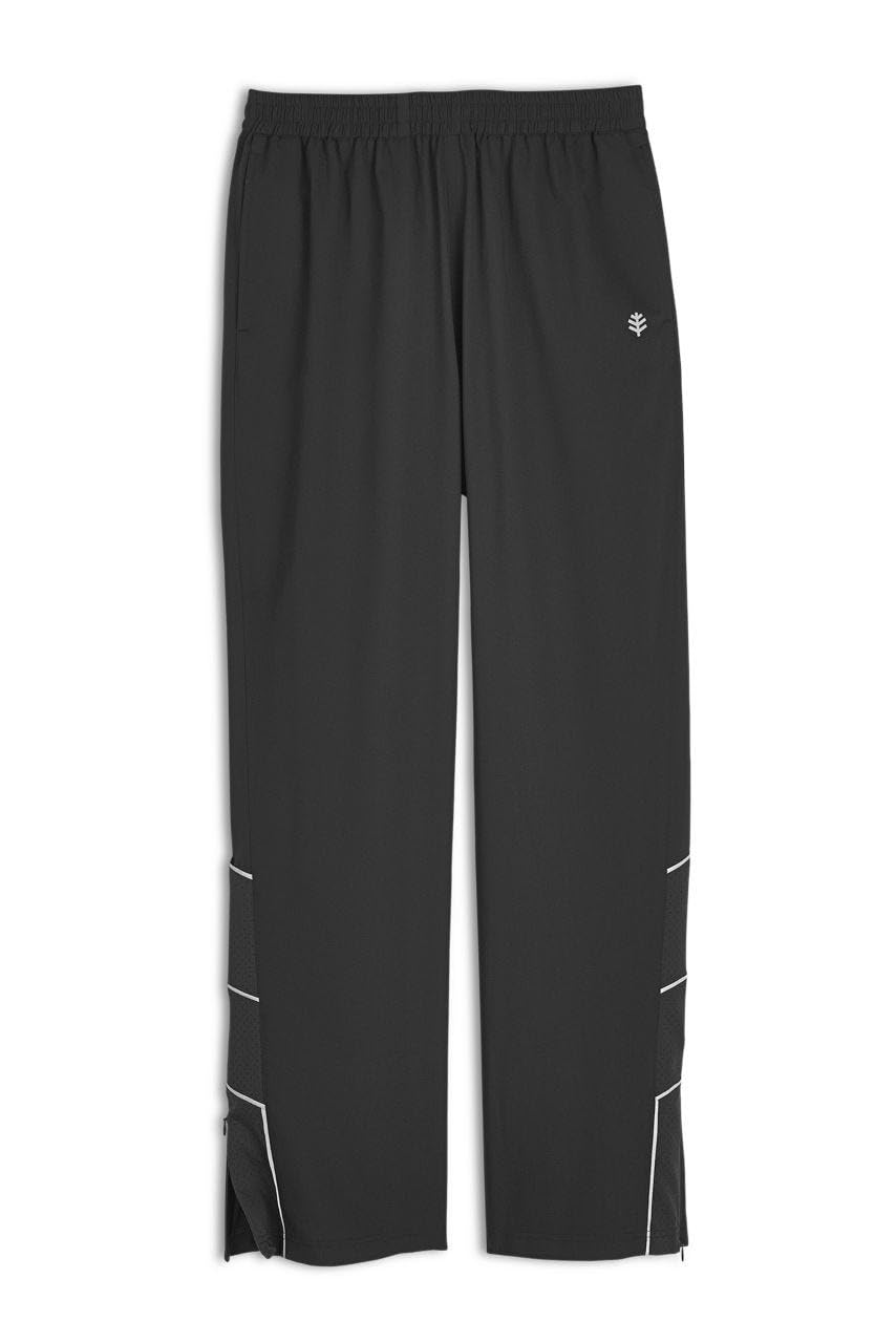 Coolibar UPF 50+ Men's Sport Pants - Sun Protective,Small,Black