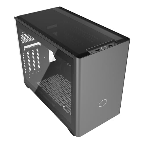 Cooler Master NR200P MAX V2 Mini-ITX PC Case Bundle – Includes 280mm AIO Liquid Cooler + 850W SFX 80 Plus Gold Power Supply PCIe 5.1 Ready PSU + PCIe 4.0 Riser Cable, Vertical GPU Mount