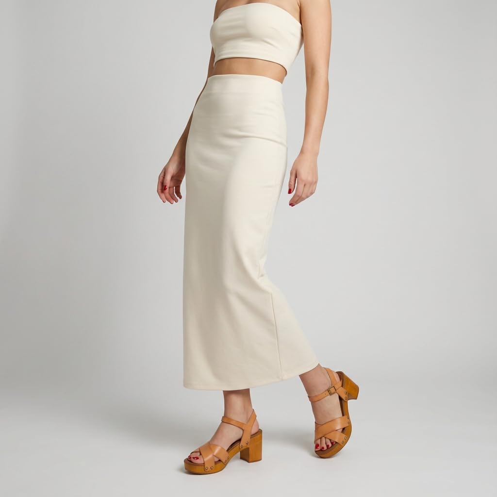 CUSHIONAIRE Slate Faux Wooden Heel Sandal, Comfortable Platform Sandals with Chunky Heels for Women Wide Widths Available,HONEY 6