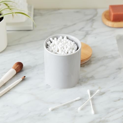 Amazon Basics Double-Tipped Cotton Swabs for Personal Hygiene and Baby Care, 100% Cotton, Versatile, Baby Safe, 500 Count