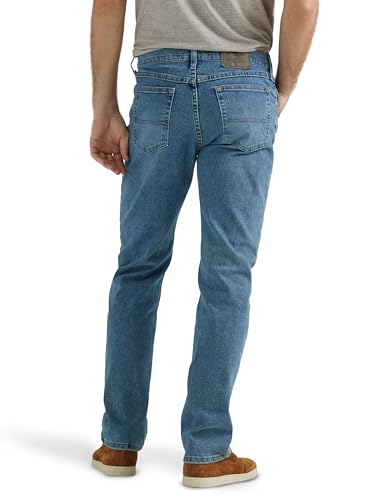 Classic 5-pocket Regular Fit Flex Jean, Vintage Blue Flex, 32W x 28L