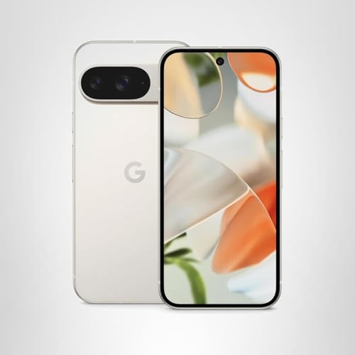 Google Pixel 9 - Unlocked Android Smartphone with Gemini, 24-Hour Battery, Advanced Camera, and 6.3" Actua Display - Porcelain - 128 GB
