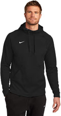 Nike Mens Therma Pullover Hoodie (US, Alpha, Medium, Regular, Regular, Black)