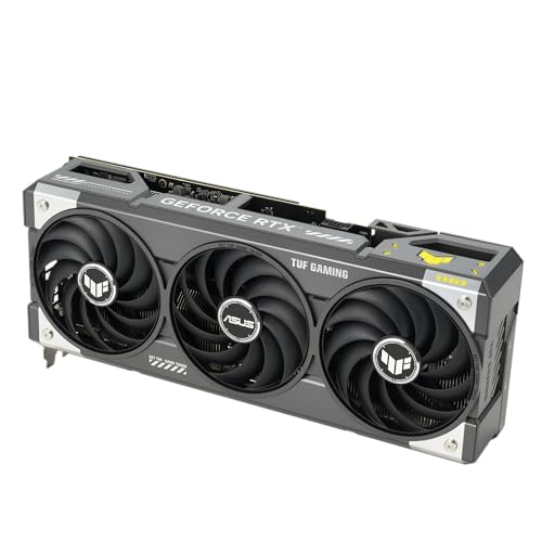 ASUS TUF GeForce RTX™ 5070 12GB GDDR7 OC Edition Graphics Card, NVIDIA, Desktop (PCIe® 5.0, HDMI®/DP 2.1, 3.125-Slot, Military-Grade Components, Protective PCB Coating, Axial-tech Fans)