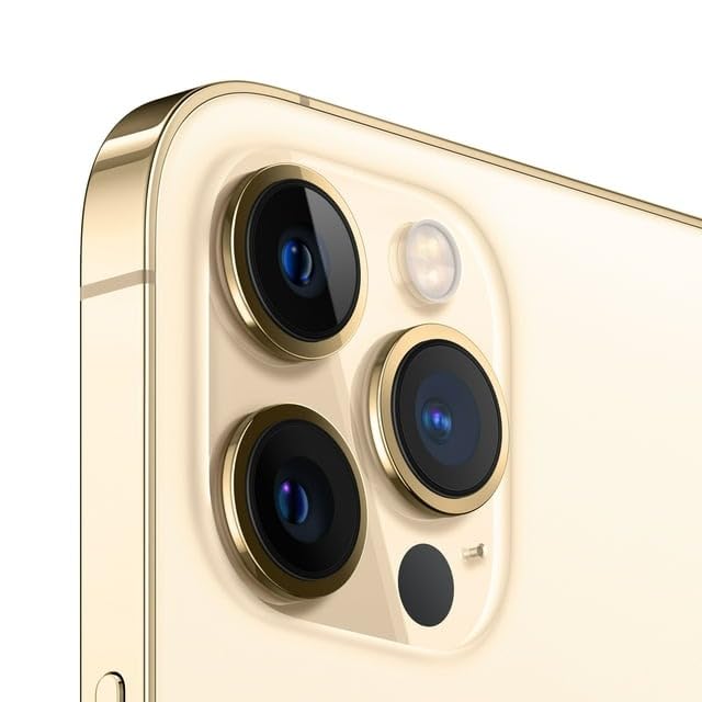 Apple iPhone 12 Pro Max 5G, US Version, 128GB, Gold for AT&T (Renewed)