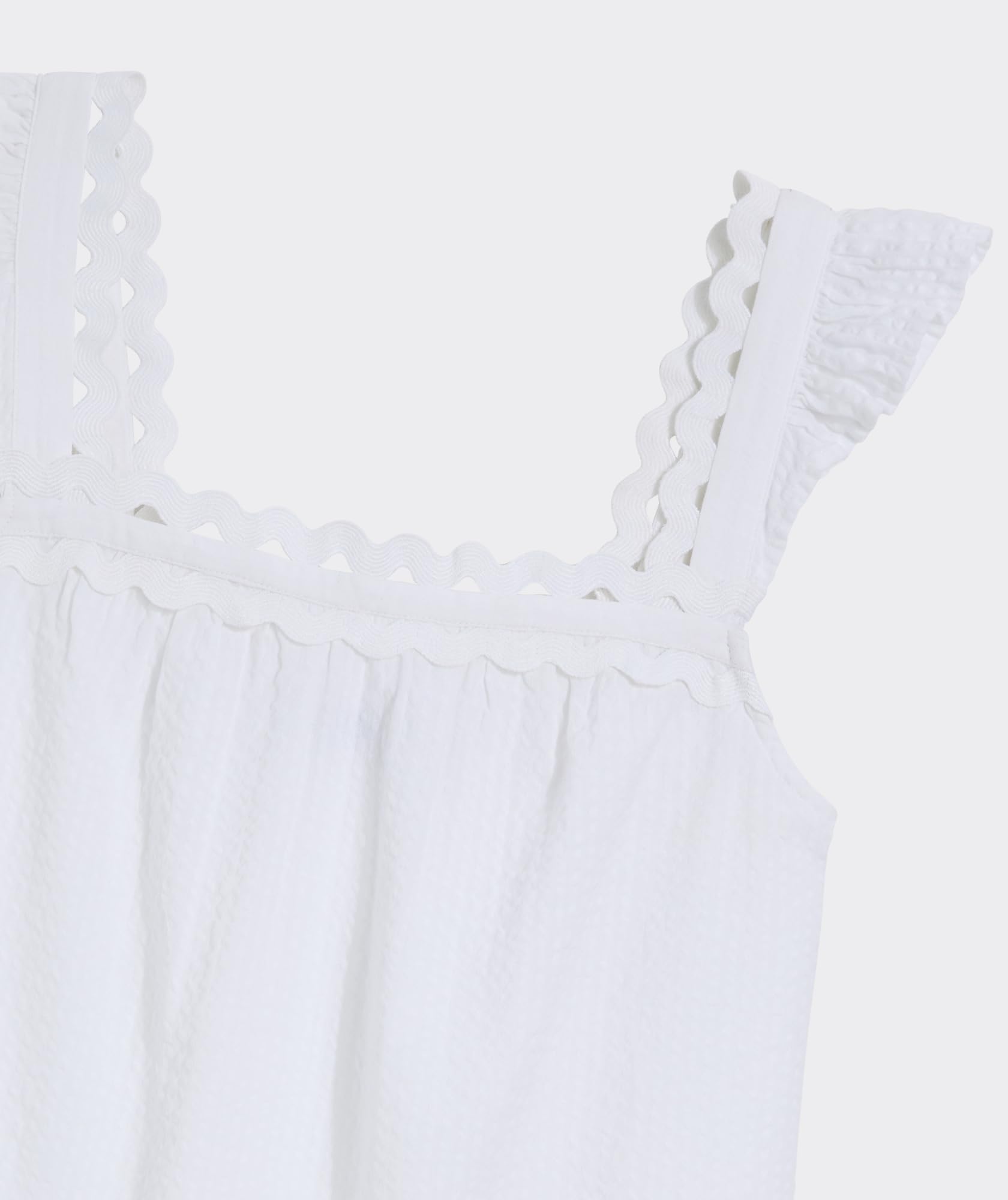 vineyard vines Serena Top, White, XS