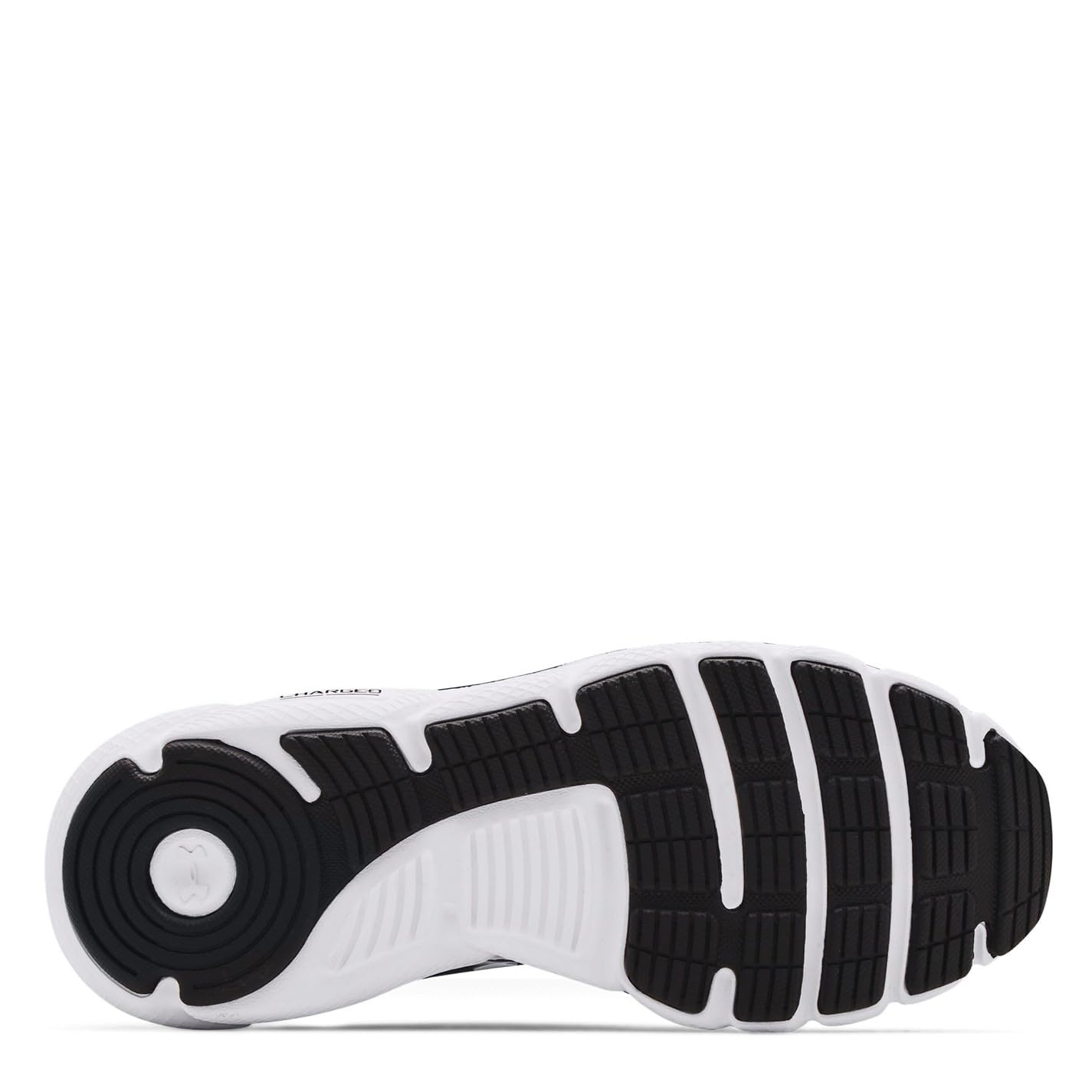 Under Armour Women's Charged Assert 9, Black/White, 9.5 US