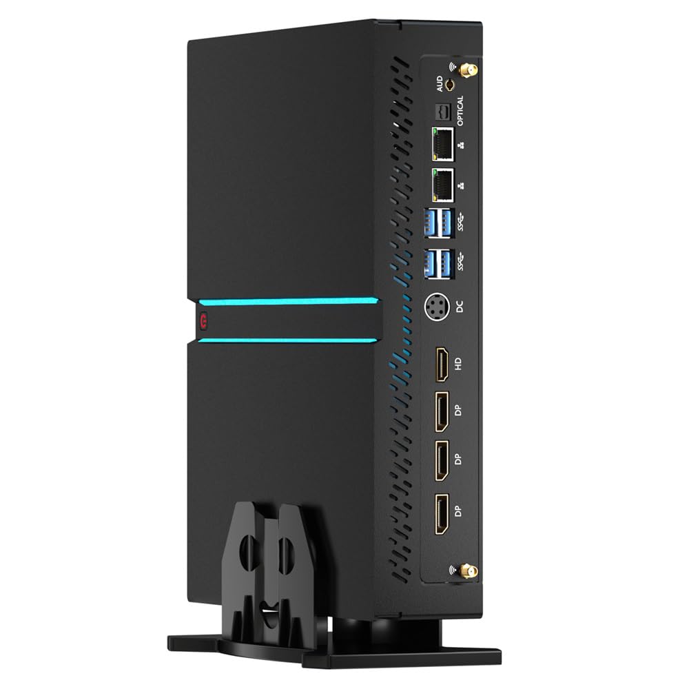 msecore Mini Desktop Computer - 14th Gen Intel Core i9-14900F 24-Core Processor, 64GB DDR5 RAM, 2T PCIE 4.0 SSD, NVIDIA GeForce RTX 4070 12GB GDDR6 Graphics, WiFi 6e, 8K, Four Display, Windows 11 Pro