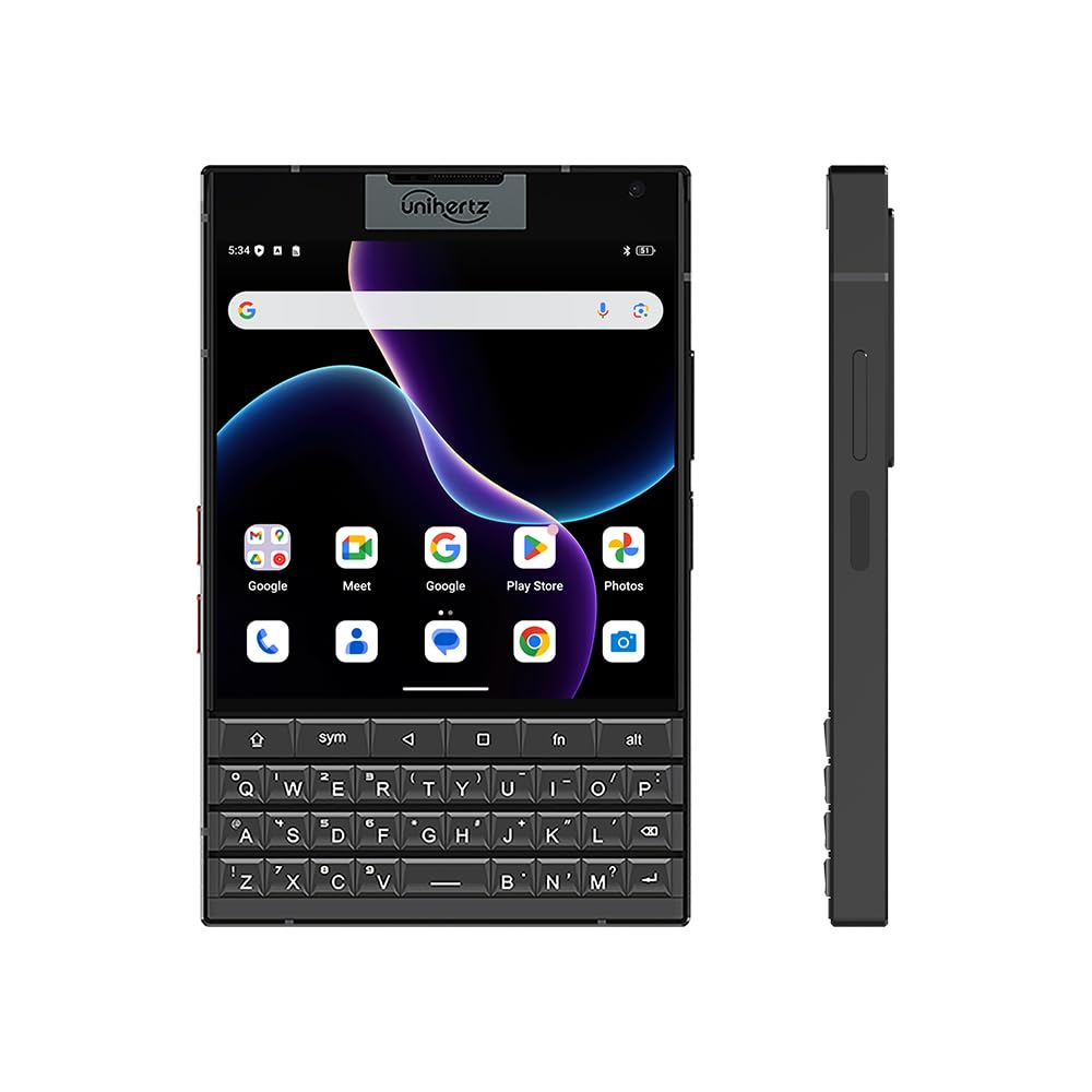 Unihertz Titan 2 The Latest 5G QWERTY Physical Keyboard 5G Smartphone Android 15 Dual Screen 5050mAh Large Battery Capacity 12+512GB Memory Compatible with T-Mobile, Verizon and AT&T only
