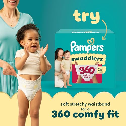 Pampers Swaddlers Diapers, Size 0 (up to 10 lbs), 84 Count, Absorbent, Keeps Baby Dry and Comfortable, Skin Safe Disposable Baby Diaper (Packaging May Vary)
