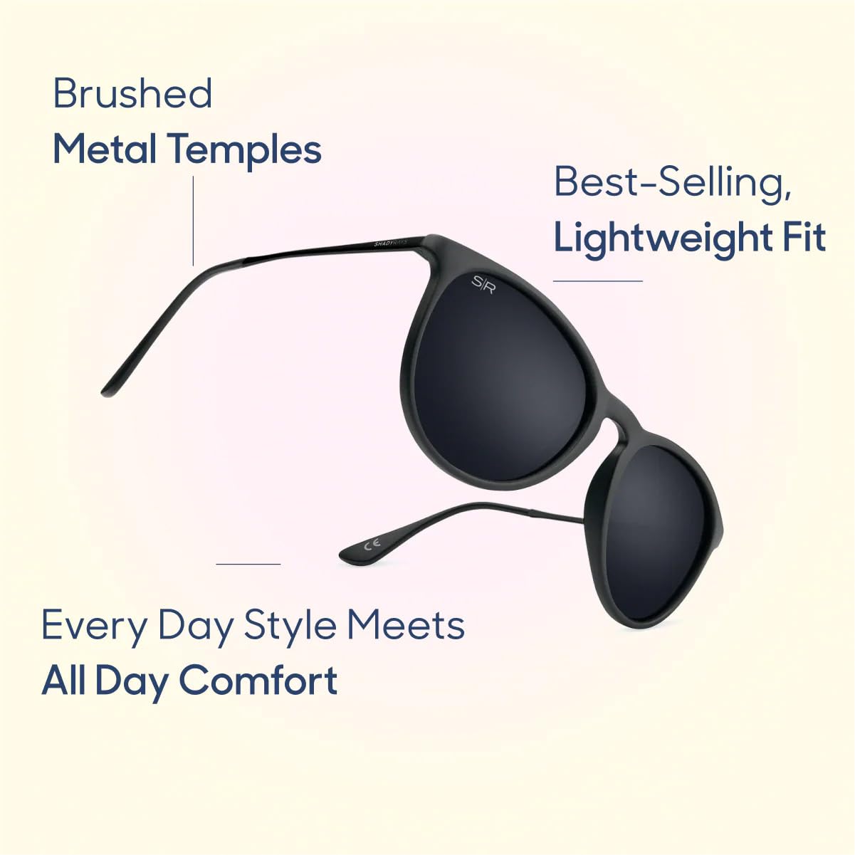 shadyrays Allure - Stealth/Smoke Lens, Standard Fit