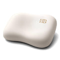 HighBeds Side Sleeper Pillow – Soft Ergonomic Cervical-Neck-Pillow for Neck Pain Relief, Ice Silk Zipperless Pillowcase, Eco Friendly and Durable Material (White)
