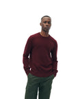 NAADAM The Original Cashmere Crewneck Sweater,Merlot,XL