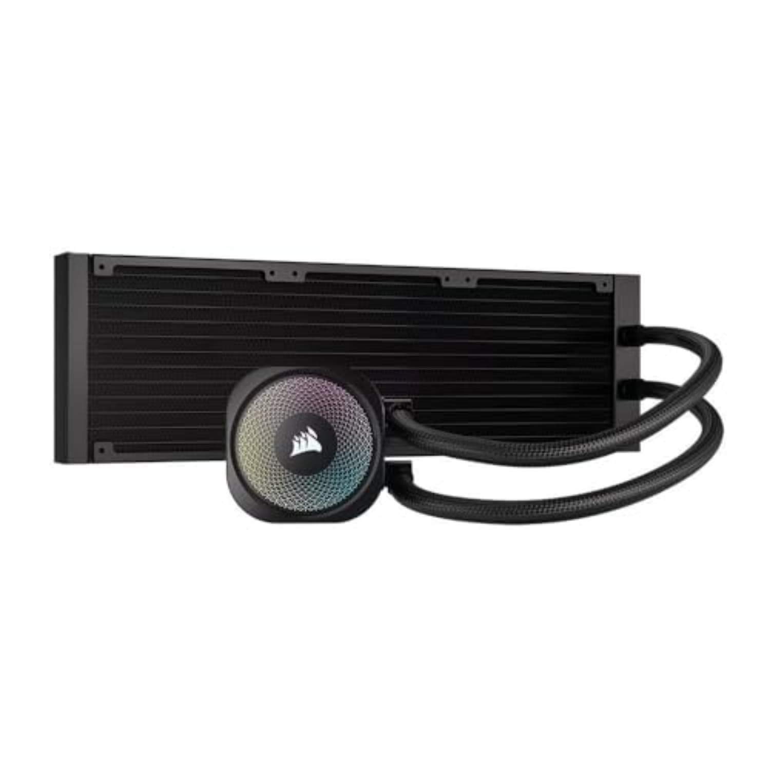 CORSAIR Nautilus 360 RS ARGB Liquid CPU Cooler – 360mm AIO – Low-Noise – Direct Motherboard Connection – Daisy-Chain – Intel LGA 1851/1700, AMD AM5/AM4 – 3X RS120 ARGB Fans Included – Black