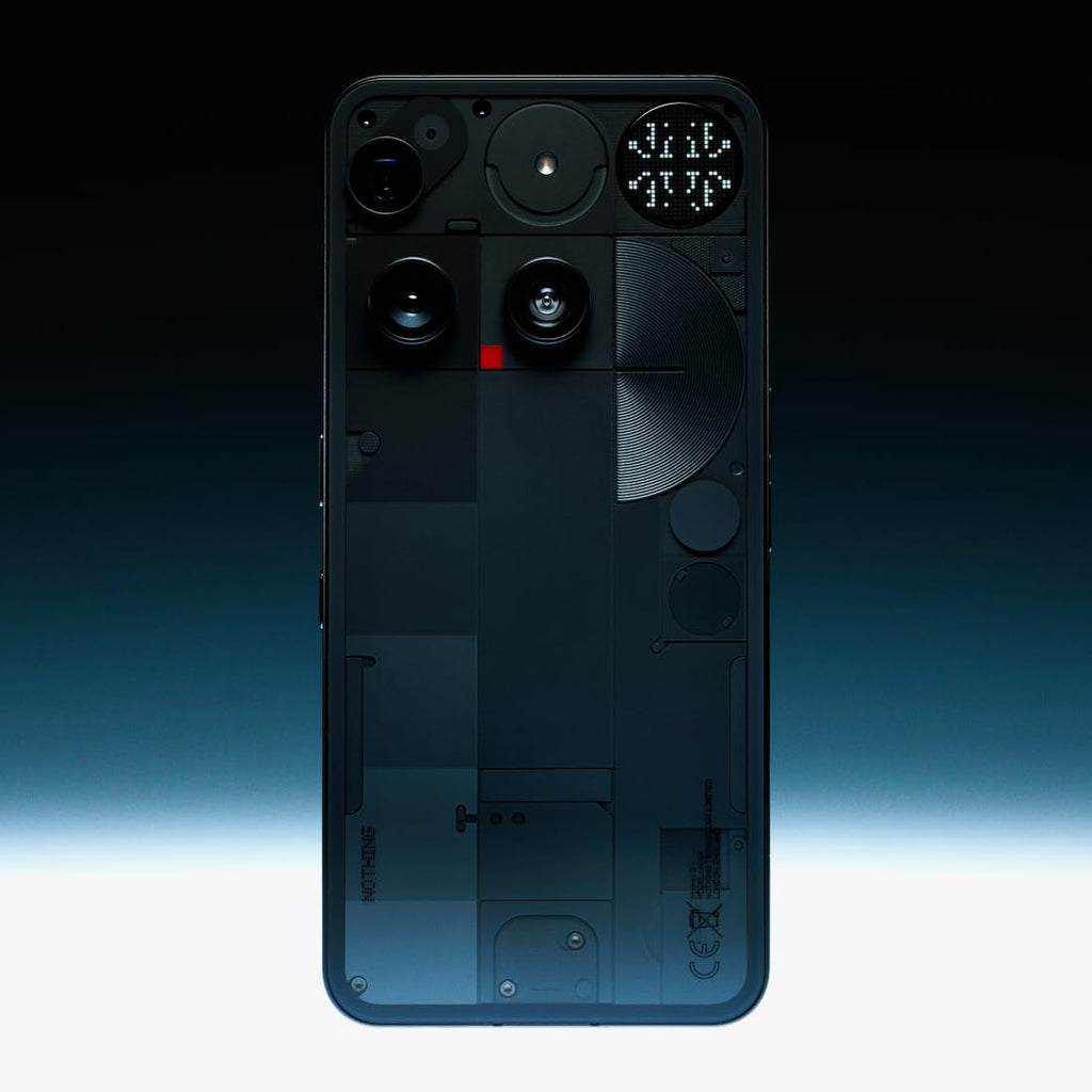 Nothing Phone (3) Cell Phone, 5G Unlocked Phones 256GB, Android 15, Snapdragon 8s Gen4, AI Mobile Phones with Four 50MP Cameras & AMOLED Display, 5150mAh, Glyph Interface, Smartphone Black