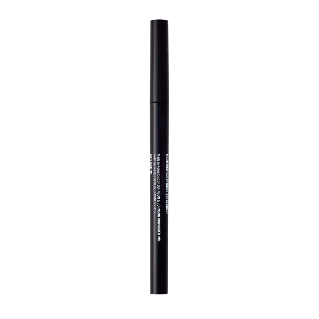 Neutrogena Intense Gel Eyeliner, Eye Makeup with Antioxidant Vitamin E, Bold Precision Eyeliner, Smudge- and Water-Resistant, Jet Black, 0.004 oz