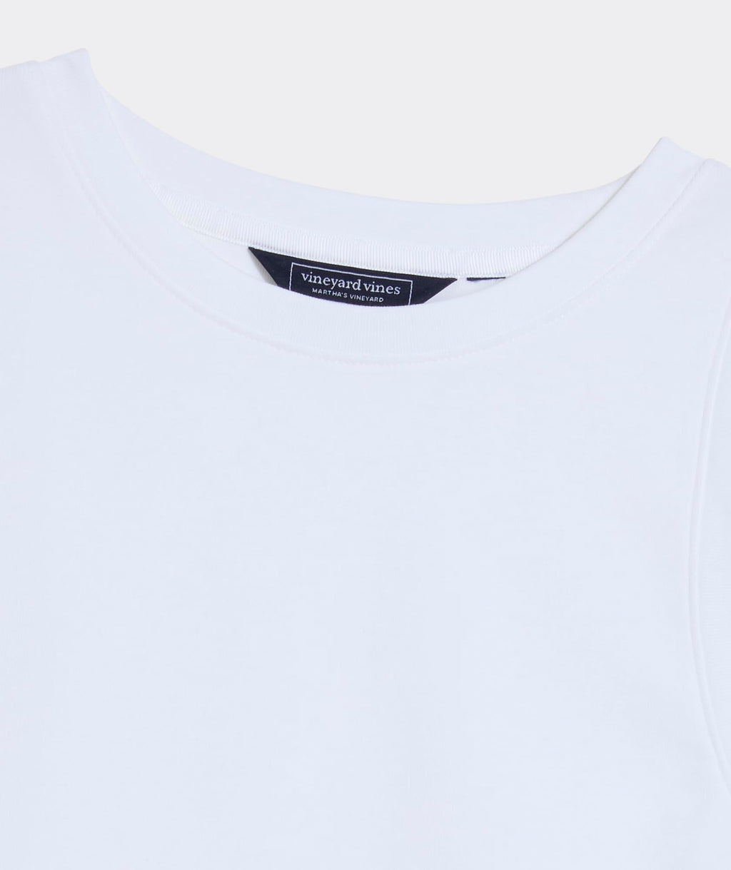 vineyard vines Deluxe Layering Tank, White Cap, M