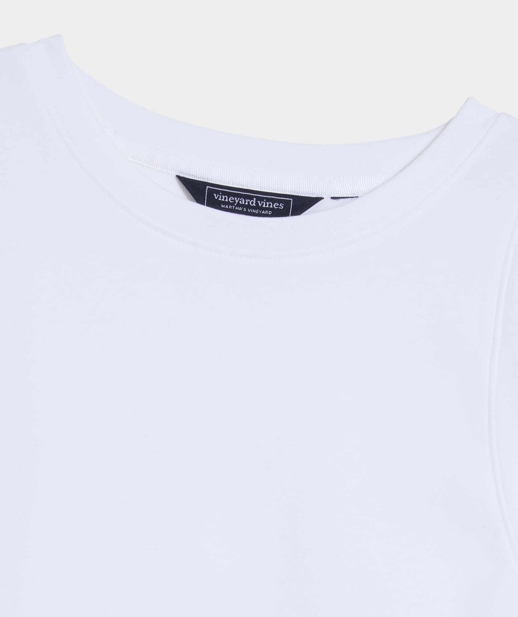 vineyard vines Deluxe Layering Tank, White Cap, M
