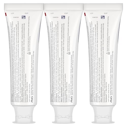 Crest Pro-Health Gum Detoxify Plus Toothpaste 4.5 oz Pack of 3 - Antibacterial Fluoride Toothpaste, Sensitivity Protection, Whitens Teeth, Anticavity, Plaque Control