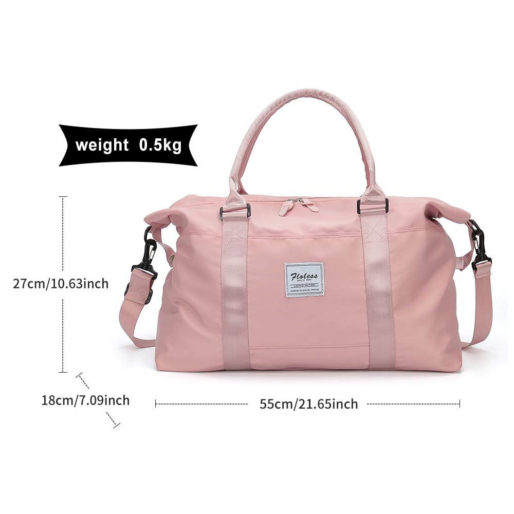 Travel Duffel Bag,Overnight Weekender Bags for Women with Wet Pocket