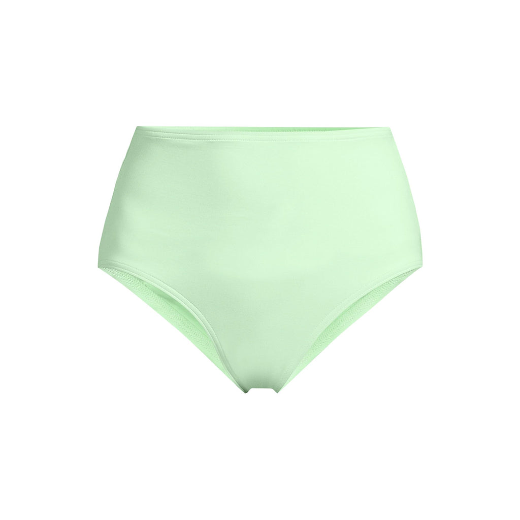 Lands' End Women's Sculpting Suit High Waisted Bikini Bottoms 0 ICY Mint Green