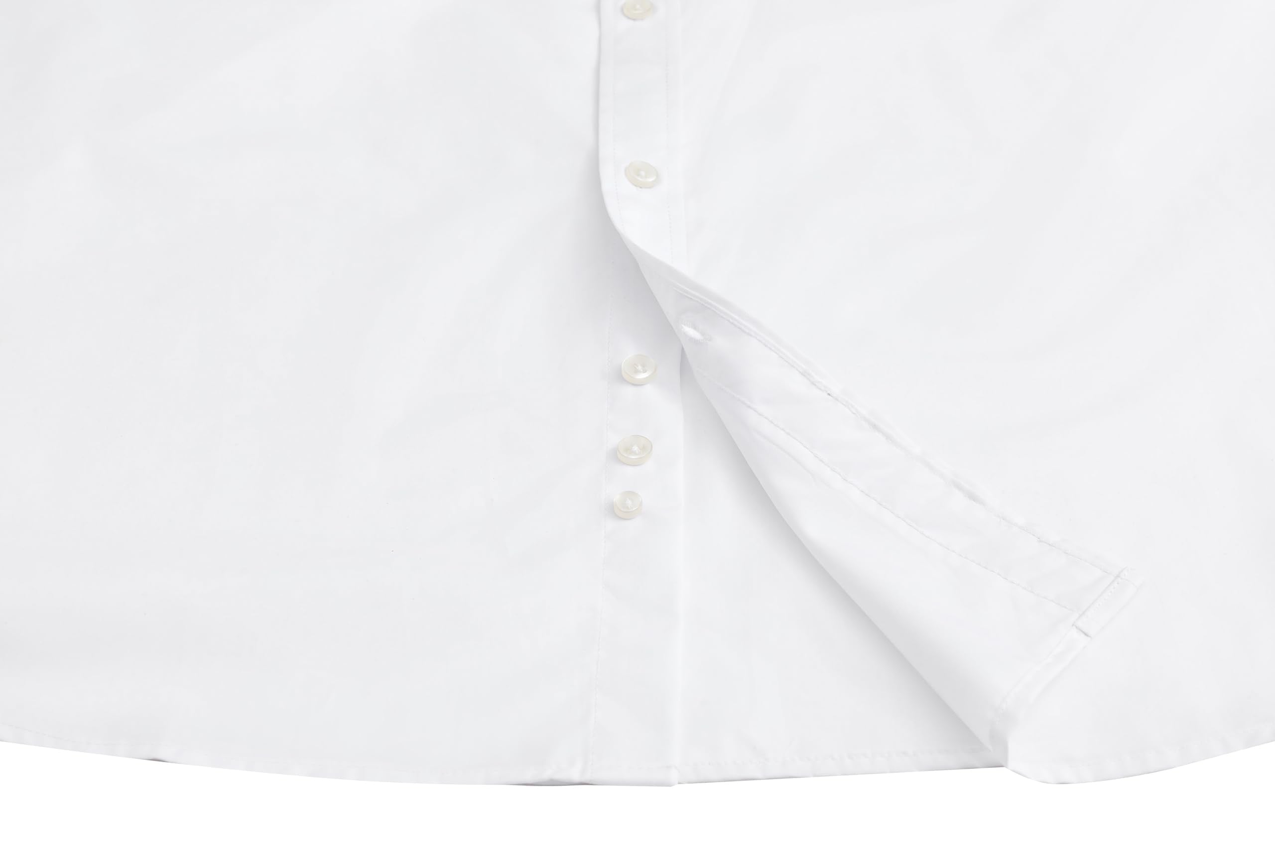 Double Pump Big and Tall Dress Shirts for Men Long Sleeve Business Casual Solid Button Down Shirts from XXL(T) to 6XL(T)(S278,3XLT)