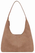 Women’s Trendy Suede Tote Bag Shoulder Bags For Women Fall Underarm Bag Winter Hobo Bag Work Purses Suede Travel Handbag