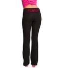 Victoria's Secret Pink | Elle All-Day Cotton™ Foldover Flare Leggings, Pure Black, M