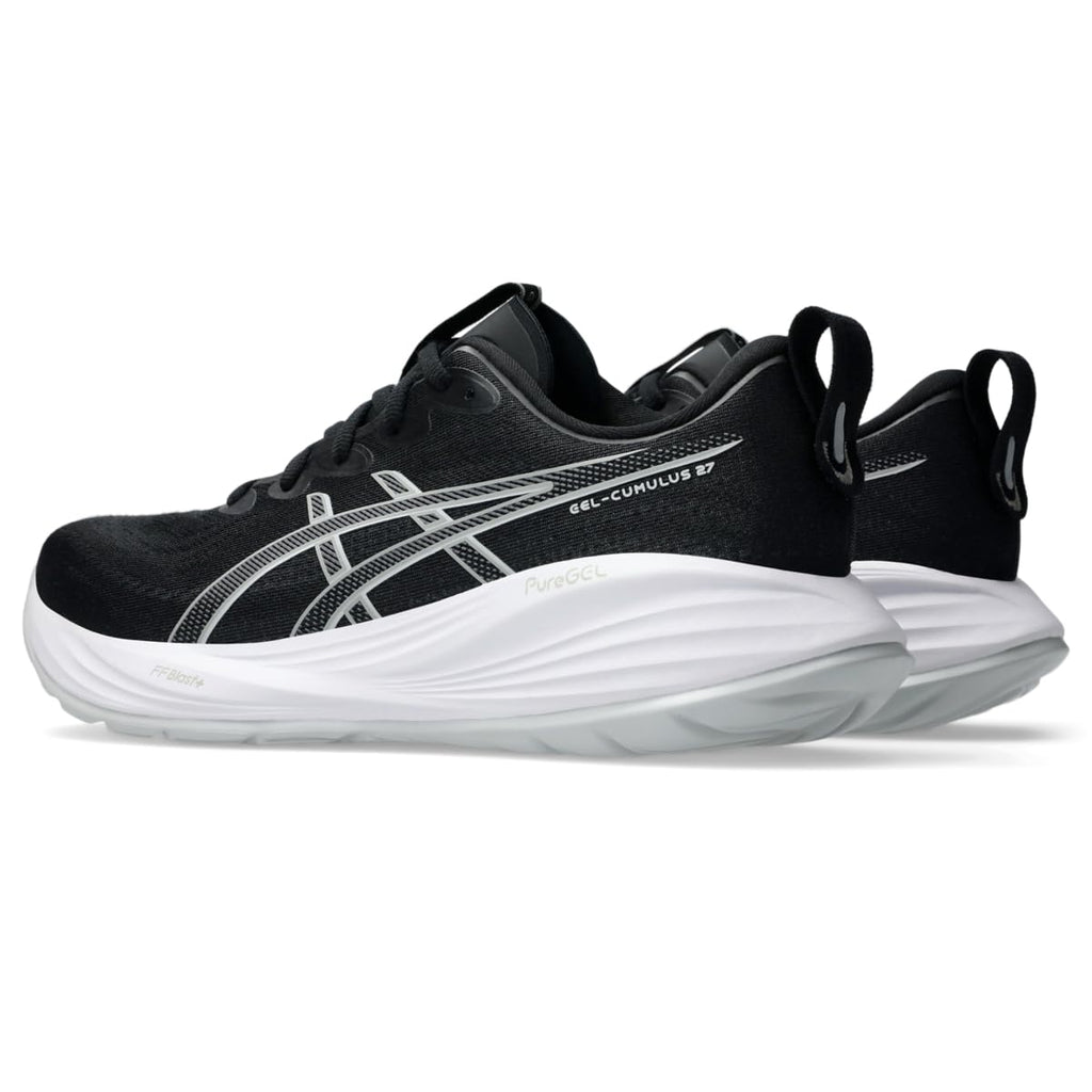 ASICS Men's Gel-Cumulus 27 Running Shoes, 11, Black/Concrete