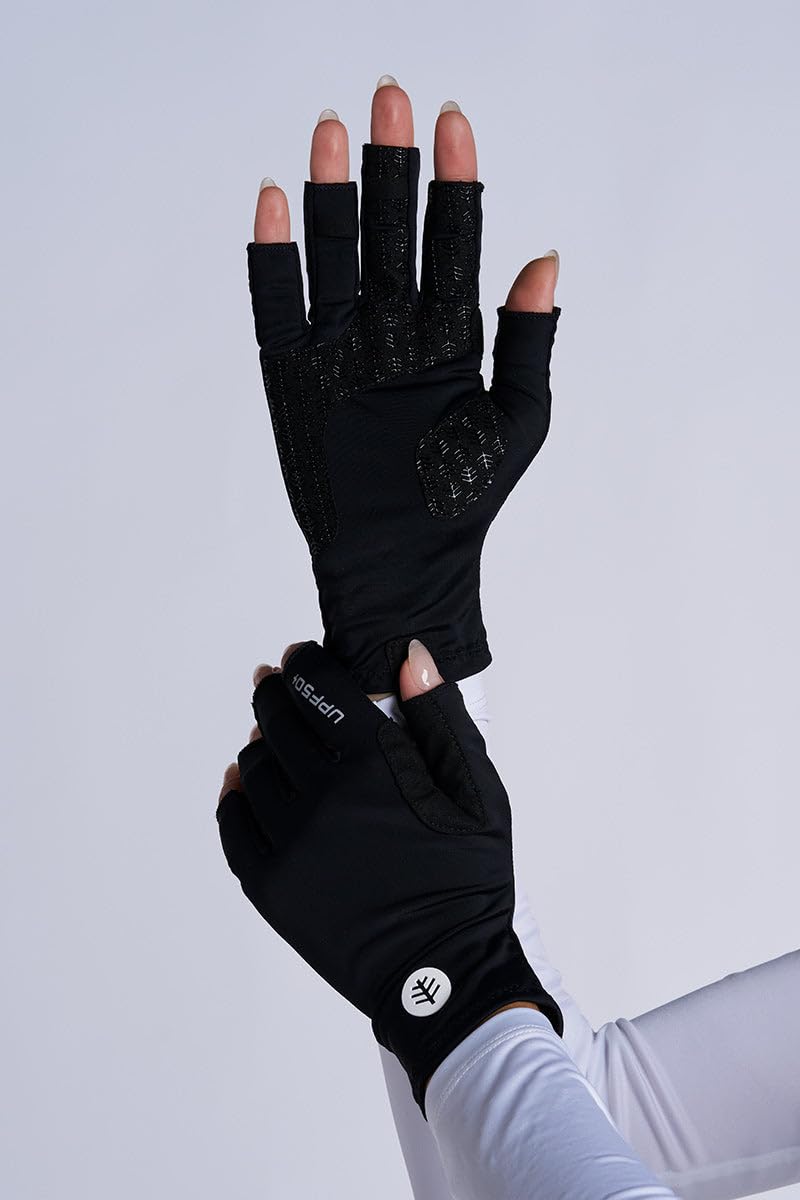 Coolibar Multi-Sport Gloves - UPF 50+ Sun Protection - MaxShield in Black