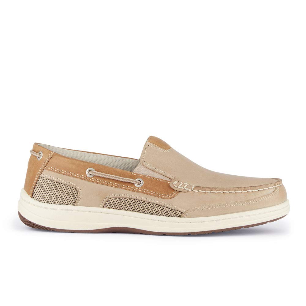 Dockers Men's Tiller Boat Shoe, Taupe, 10 M US