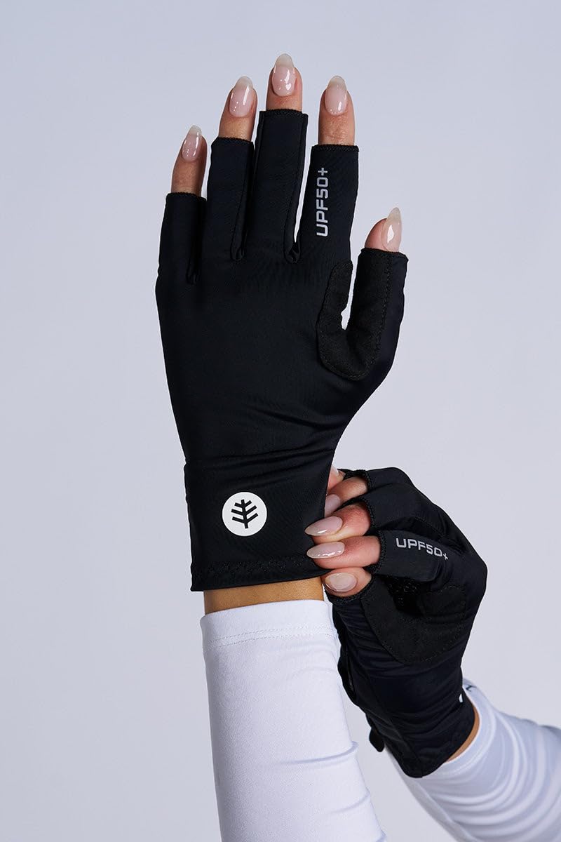 Coolibar Multi-Sport Gloves - UPF 50+ Sun Protection - MaxShield in Black