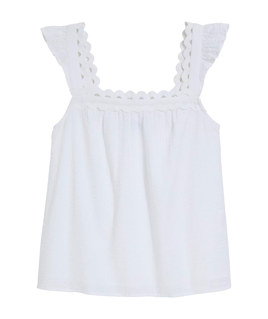 vineyard vines Serena Top, White, XS