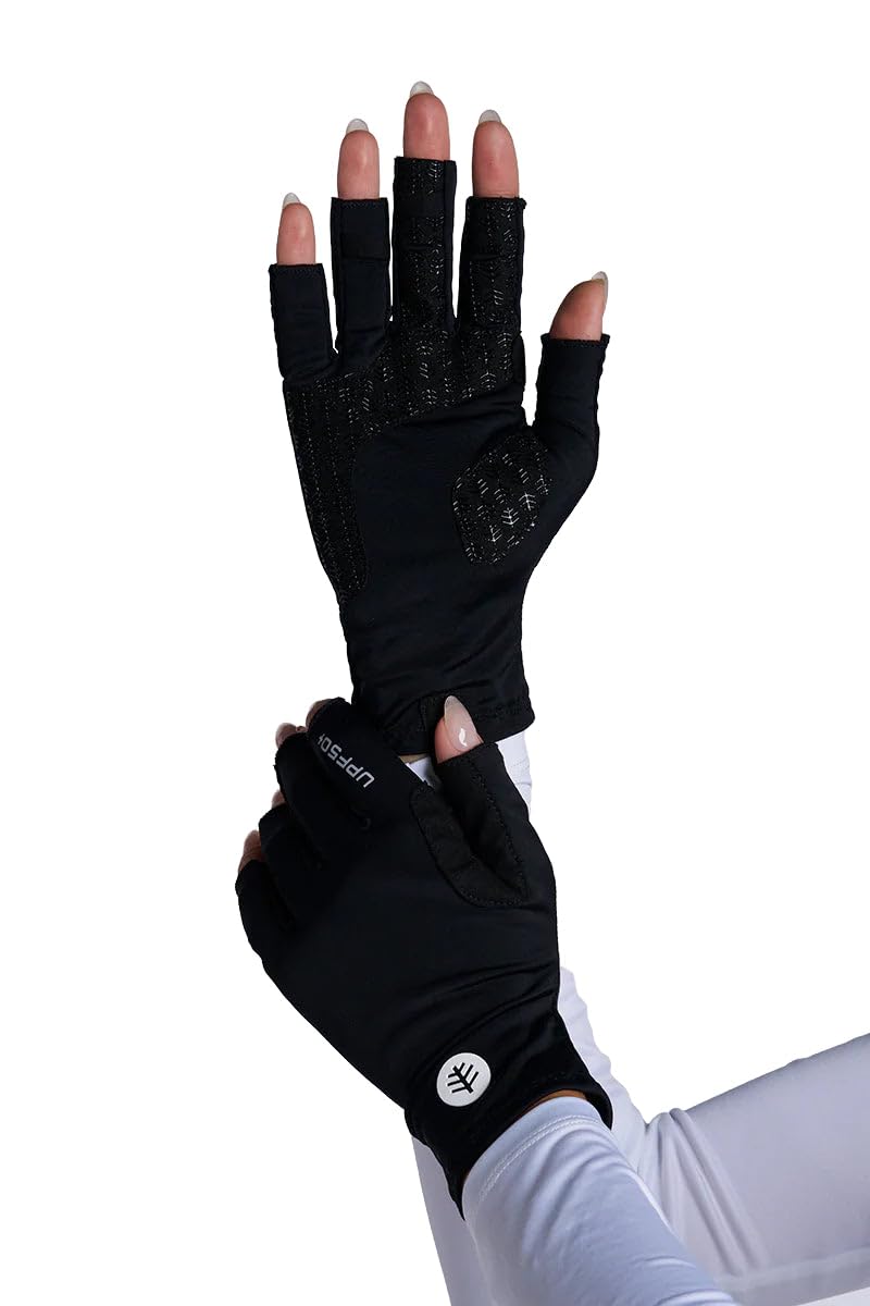 Coolibar Multi-Sport Gloves - UPF 50+ Sun Protection - MaxShield in Black