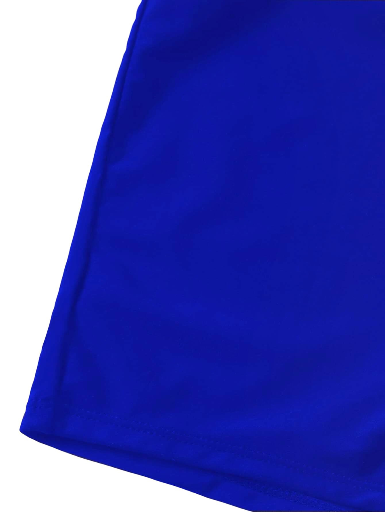 Lilosy Petite High Waisted Tummy Control Drawstring Bikini Set String Swimsuit Cami Top and Tie Side Shorts 2 Piece Women Bathing Suit Royal Blue X-Small