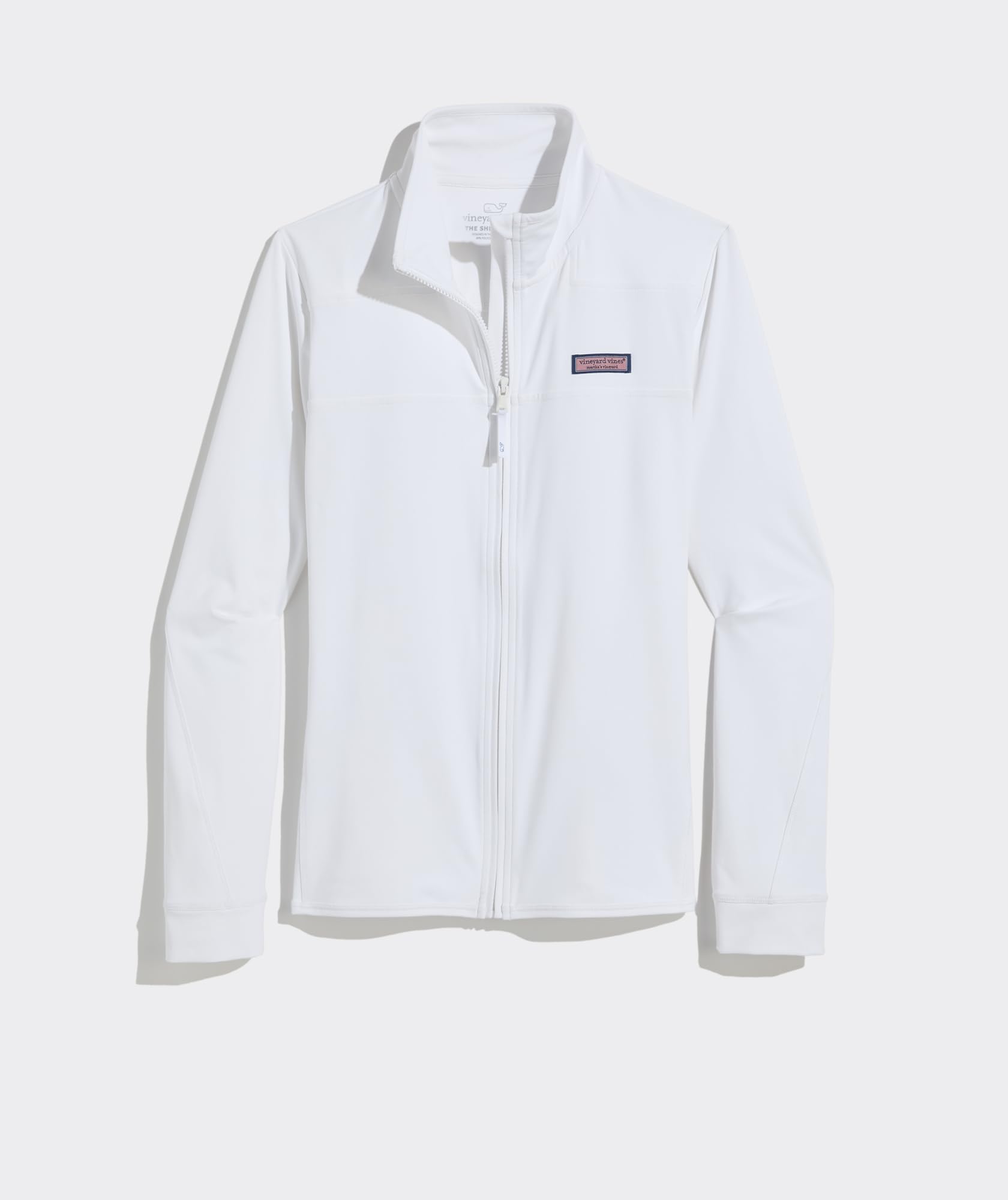 vineyard vines Performance Sankaty Full-Zip, White Cap, L