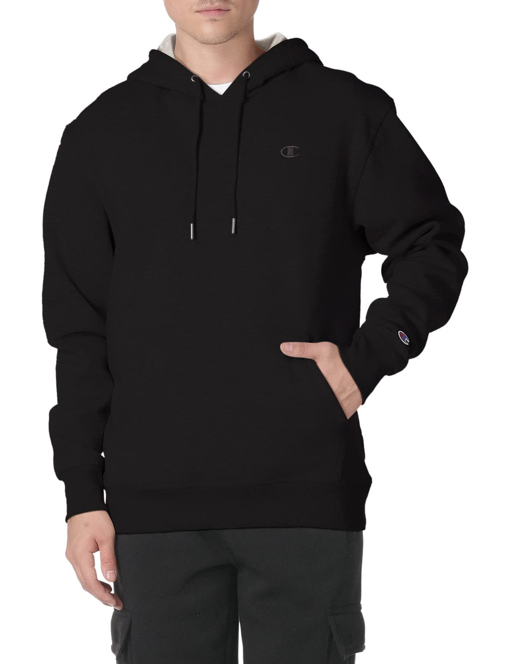 Champion Men's Hoodie, Fleece Striped Sweatshirt for Men (Reg. or Big & Tall)