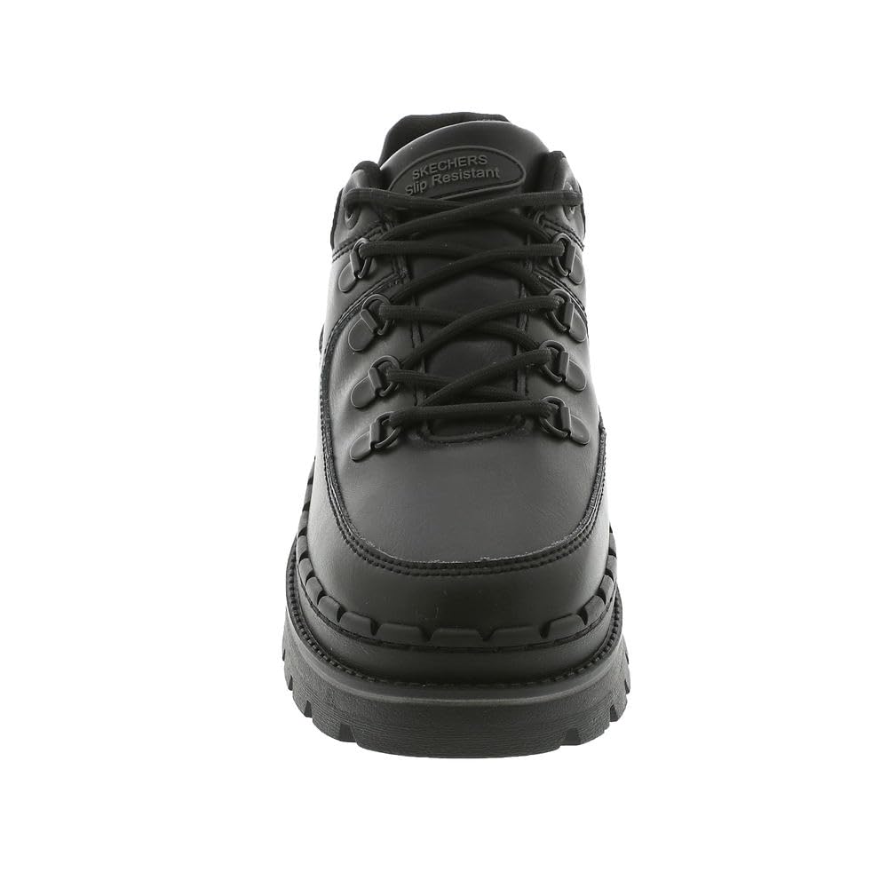 Skechers Women's Work Lace Up Platorm Jammers SR Zesi, Black, 9.5
