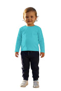 Toddlers' Long Sleeve T-Shirt - UPF 50+ Sun Protection - Coco Plum in Coolibar Blue