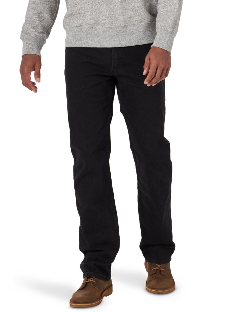 Regular Fit Comfort Flex Waist Jean, Black, 40W x 30L