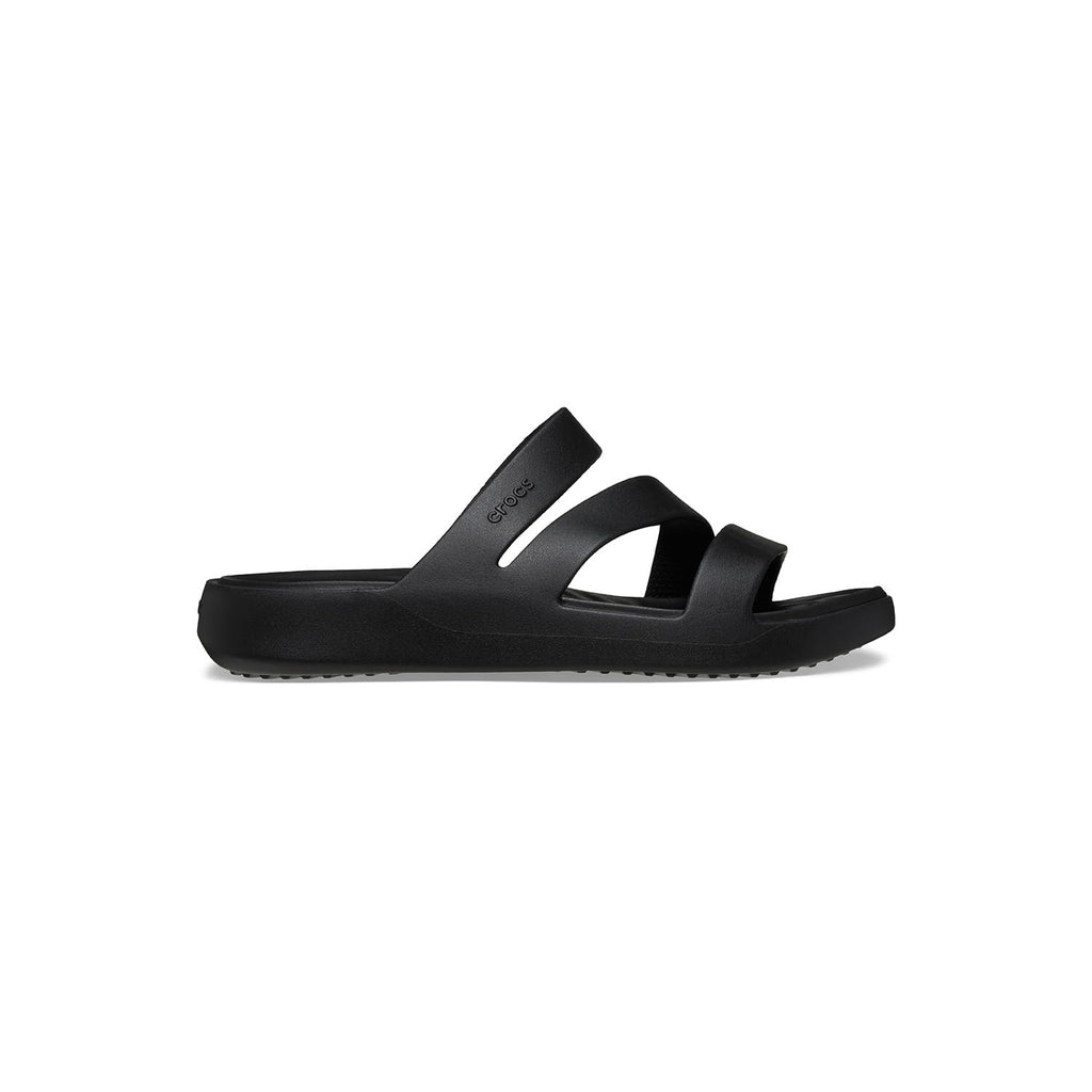 Crocs Women's Getaway Strappy Blk Sandal, BLACK, 5 UK (W7)