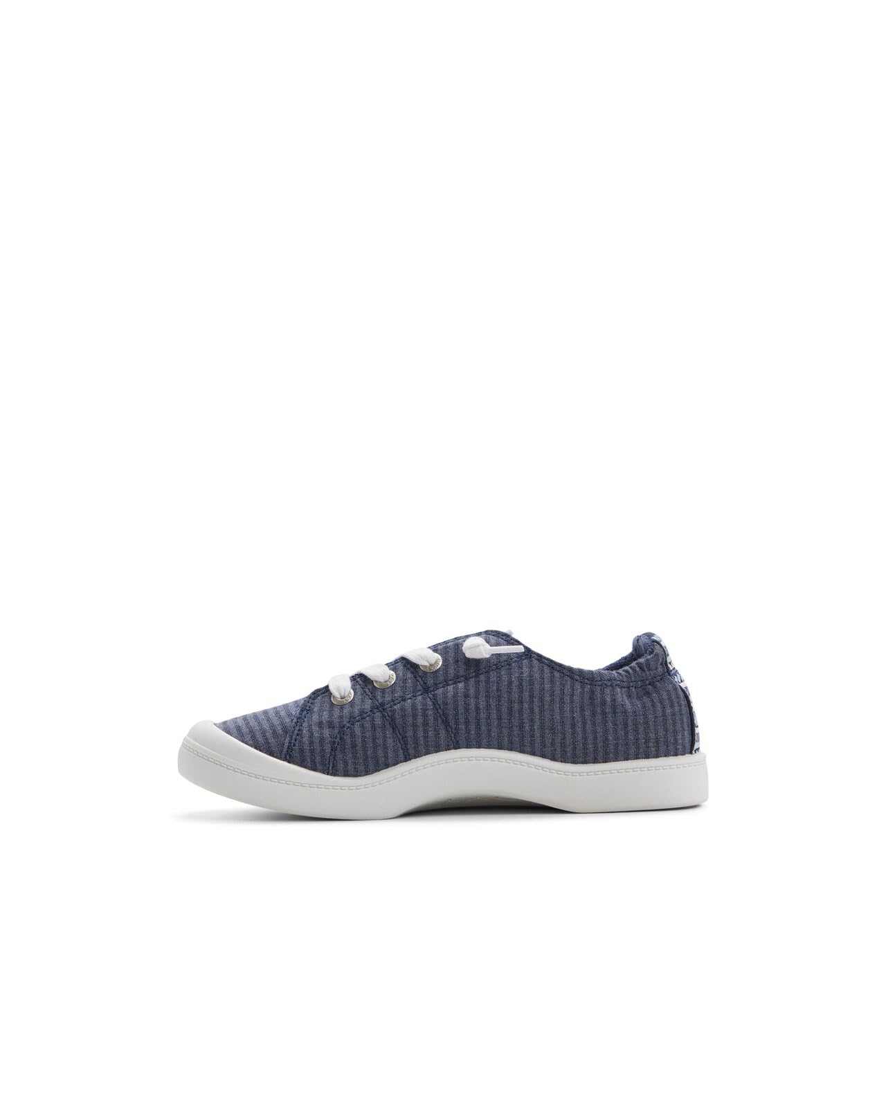 Roxy Women's Bayshore Canvas Slip-on Sneaker, Light/Pastel Blue, 8.5