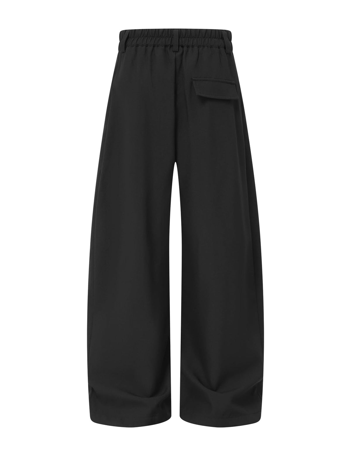 Aelfric Eden Wide Leg Dress Pants Mens Womens Baggy Pleated Trousers Vintage Button Front High Waisted Y2K Streetwear Pants Black S