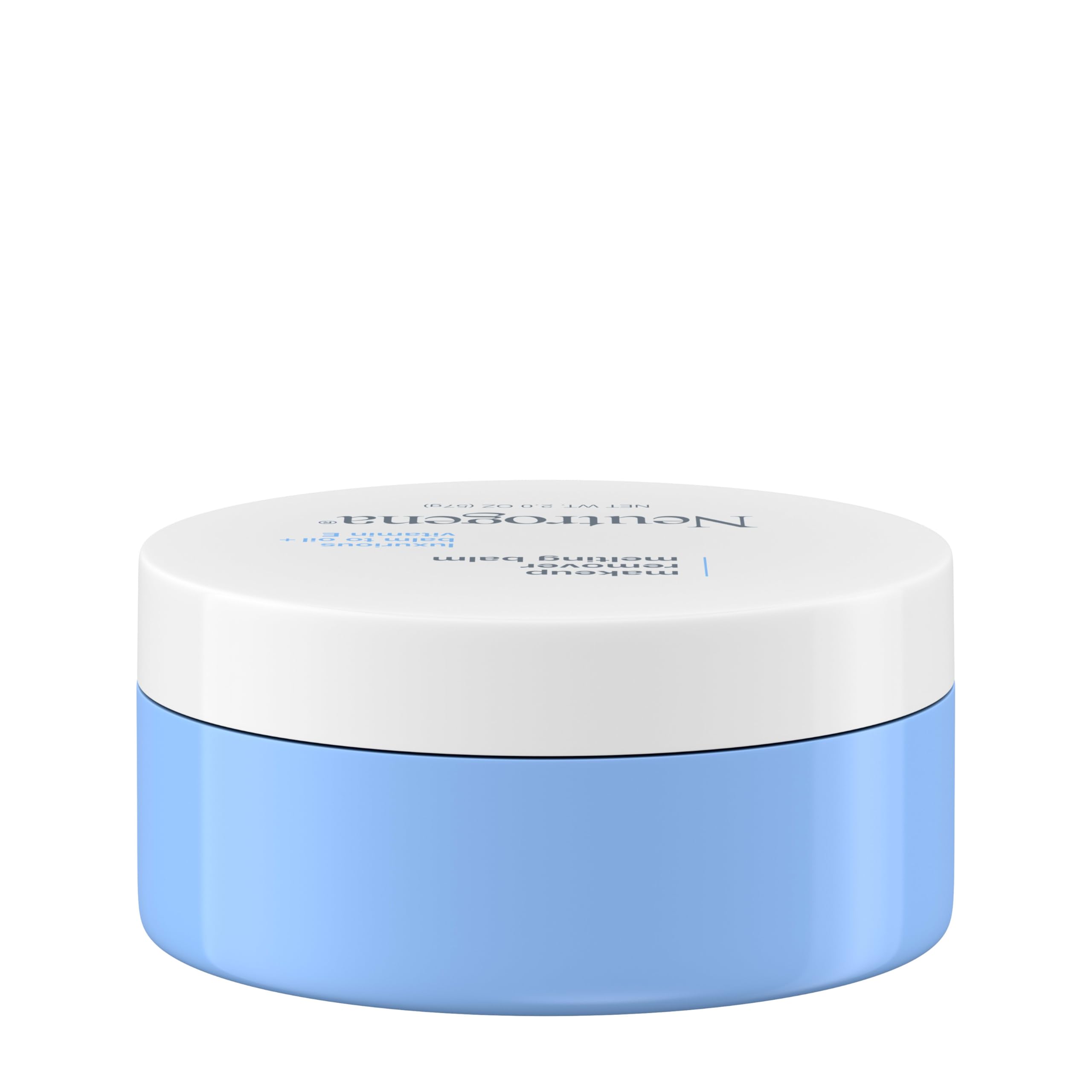 Neutrogena Makeup Remover Melting Balm to Oil with Vitamin E, Gentle and Nourishing Cleansing Balm for Eyes, Lips, or Face, Travel-Friendly for On-the-Go, 2.0 oz