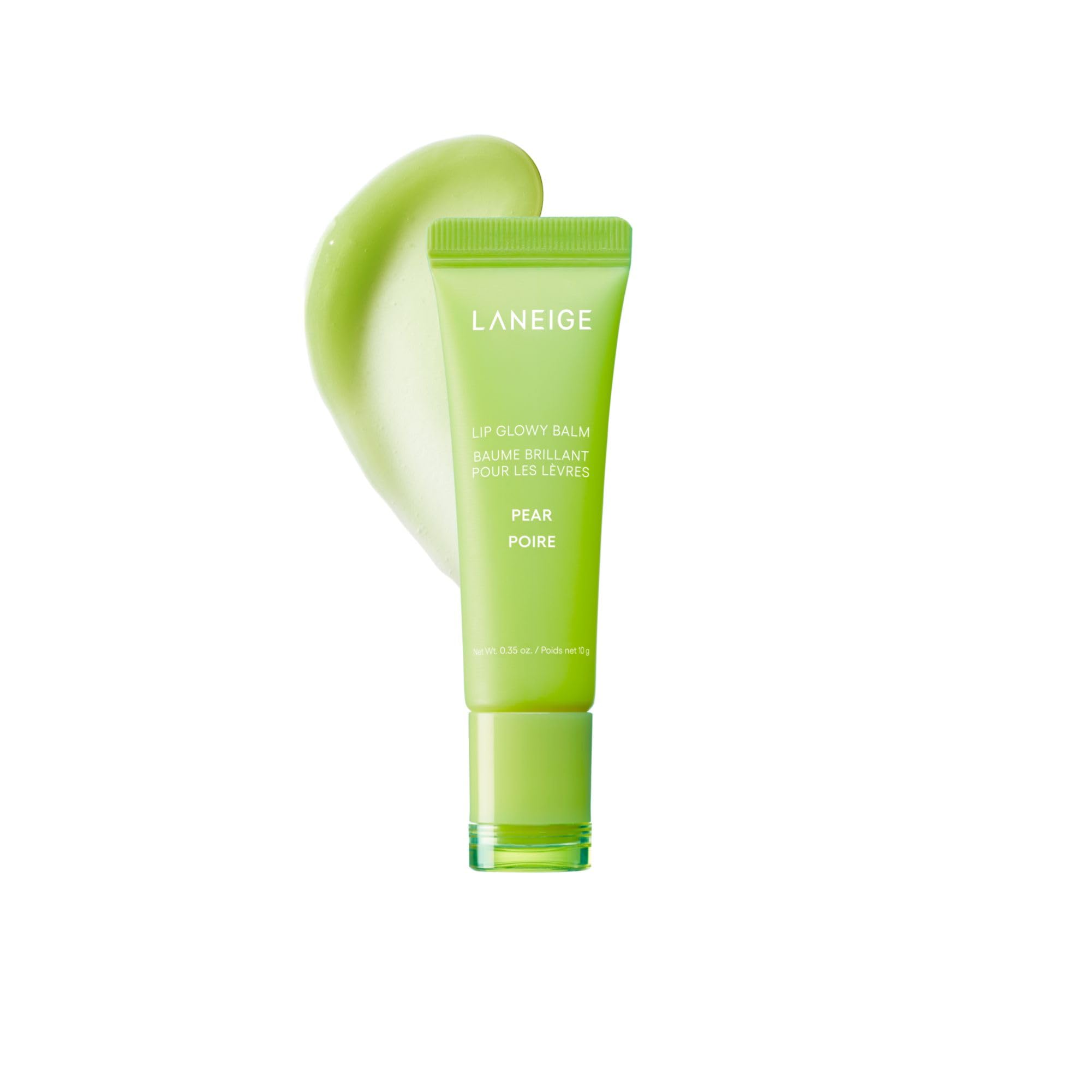 LANEIGE Lip Glowy Balm: Sheer Tinted Lip Treatment Balm Tube with Shea & Murumuru Butters for Hydrating, Moisturizing, Glossy, Non-Sticky Shine, Berry | Korean Skin Care, Pear